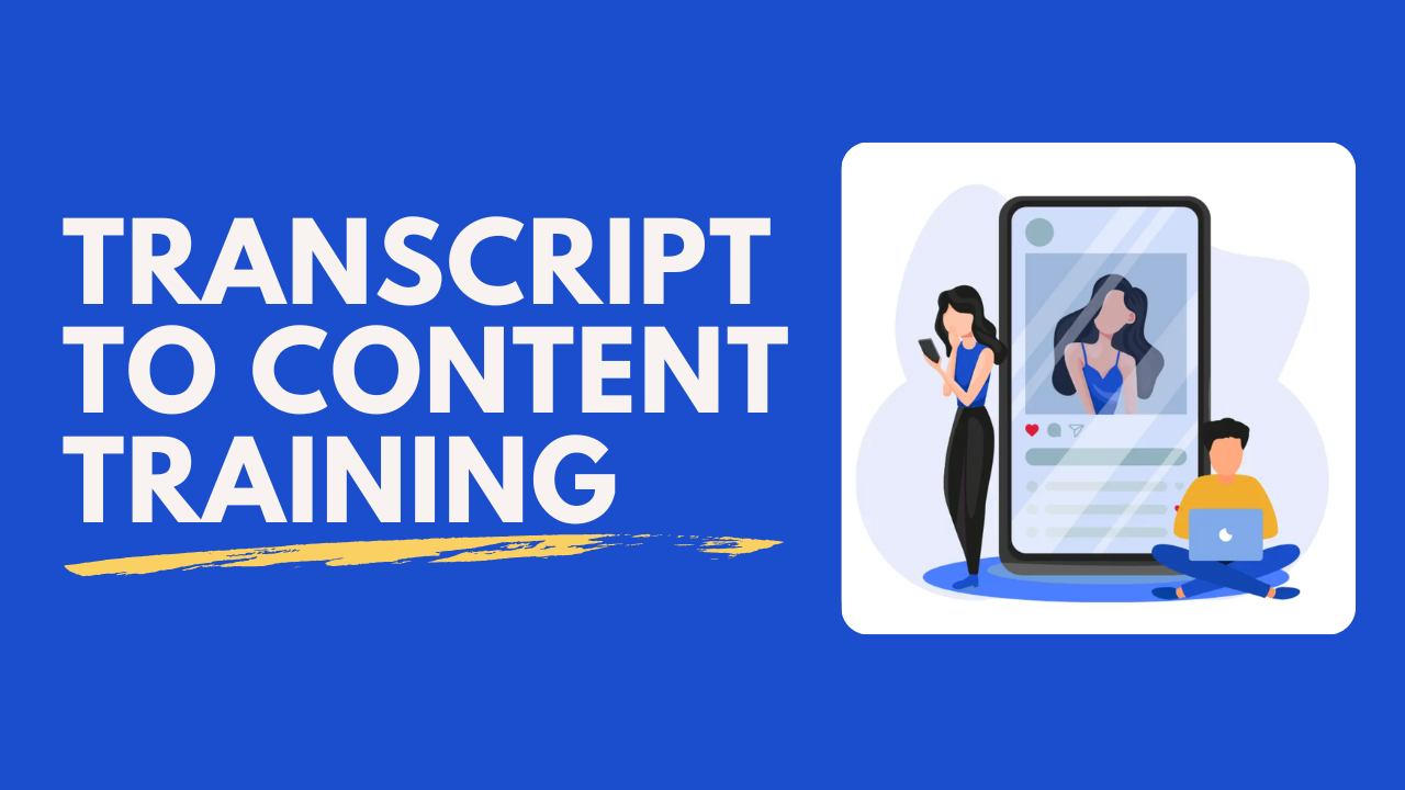 transcript to blog post